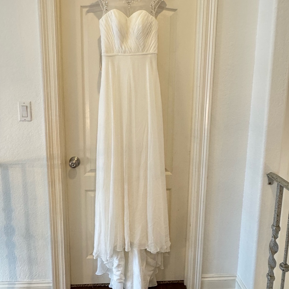 NWT Azazie Sz 4 Kamora Ivory Wedding Dress #AZ411452 - Picture 7 of 12